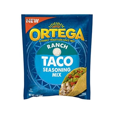 Ortega Seasoning Mix, Ranch Taco Seasoning, 1 Ounce (Pack of 12) - Image 1