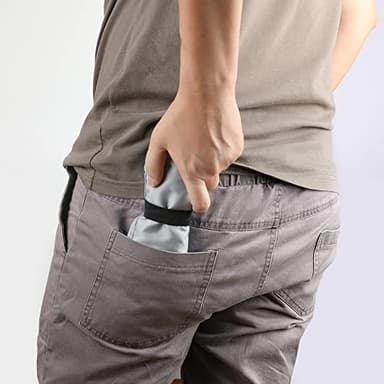 Aricsen 10 Pack Durable Colorful Folding Reusable Grocery Bags Handles Bulk Strong, Recycle Shopping Foldable Lightweight Kitchen Large Washable Pocket Nylon, Polyester Color Cloth Fabric - Image 4