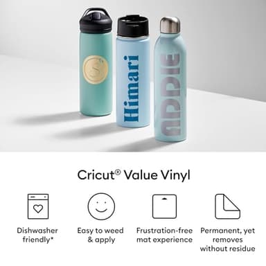 Cricut® Value Permanent Vinyl, Black (12 in x 10 ft) - Image 4