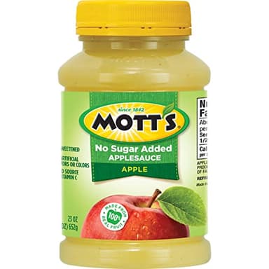 Mott's No Sugar Added Applesauce, 23 Oz Jar (Pack Of 12), Good Source Of Vitamin C, No Artificial Flavors - Image 11