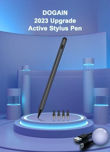 Stylus Pens for Touch Screens Power-Display Tablet Pen POM Tip Magnetic Digital Touch Pen Compatible with iPhone/iPad/iPad Pro/Lenovo/and Other iOS/Android Smartphone and Tablet Devices (Black) - Image 7