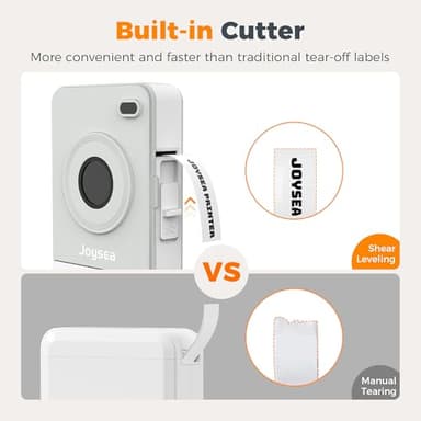 Joysea Bluetooth Label Maker Machine with Tape, OP1 Thermal Sticker Printer for Home Kitchen, Portable Mini Label Makers for Office Organization, Gray - Image 5