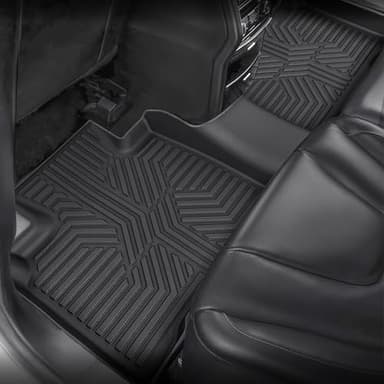 KARPAL Floor Mats for Nissan Altima 2019-2024 2025, TPE Rubber All Weather Protection Floor Liners Nissan Altima Accessories Car Mats, Front & 2nd Row - Image 5
