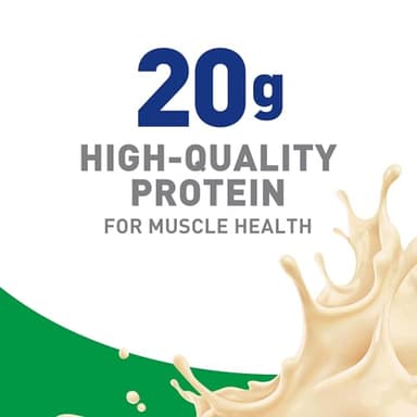 BOOST High Protein with Fiber Ready to Drink Complete Nutritional Drink, Very Vanilla, 8 fl oz Bottle, 24 Pack - Image 5