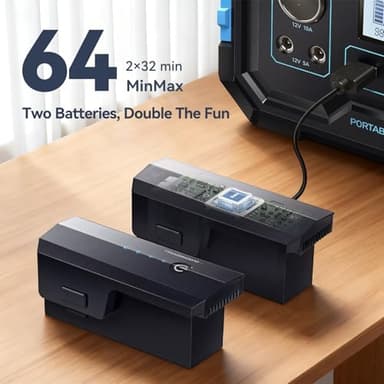 Ruko F11GIM2 Drones with Camera for Adults 4K, 64Mins Flight Time, Gimbal & EIS 4K Camera, 16404ft Digital video Transmission, GPS Auto-return Professional Quadcopter, Level 6 Wind Resistance - Image 3