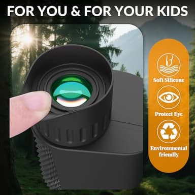 Binoculars 10x25 Compact for Bird Watching - ERUIDI Travel Binoculars for Adults Kids Lightweight for Easy Carry Comes with Portable Size - Image 3