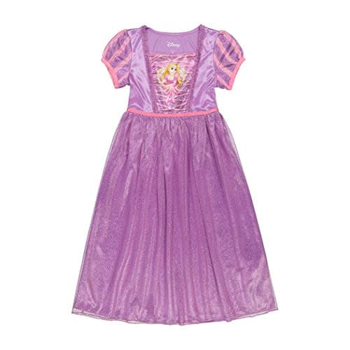 Disney Girls' Princess Fantasy Gown Nightgown, Rapunzel Shines 3, 2T - Image 1