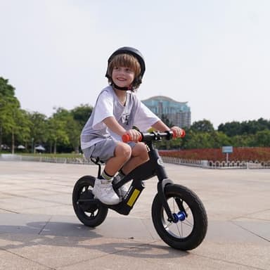 5TH WHEEL K8 Electric Bike for Kids, 250W Electric Balance Bike Ages 3-5 Years Old, Kid Electric Motorcycle with 3 Speed Modes, 12 inch Inflatable Tire and Adjustable Seat - Image 7