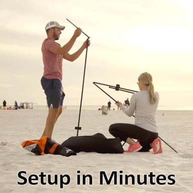 Jazzminton-Sport – The Original Paddle Game with Net for Indoors & Outdoors – Active, Joint-Friendly Family Fun – Like Badminton, Pickleball & Tennis with a Twist - Image 7