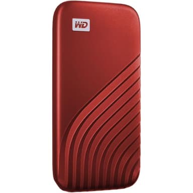 Western Digital 2TB My Passport SSD Portable External Solid State Drive, Red, Sturdy and Blazing Fast, Password Protection with Hardware Encryption - WDBAGF0020BRD-WESN - Image 1