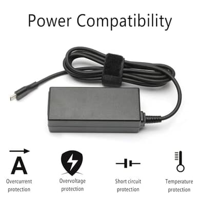 Yodzgaco 65w USB C Chromebook Charger for Lenovo,Hp,Dell, Acer, Asus, Samsung, Universal USB C Laptop Charger for Hp Chromebook X360/Spectre X360 Compatible with Lenovo Thinkpad Type C Power Cord - Image 4