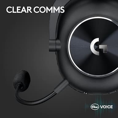 Logitech G PRO X 2 Lightspeed Wireless Gaming Headset: Wireless Gaming Headphones with Mic, 50mm Graphene Drivers, 2.02.0—7.1 Surround, Bluetooth/USB/3.5mm Aux, for PS4/PS5/PC/Nintendo Switch - Black - Image 7
