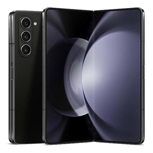 SAMSUNG Galaxy Z Fold 5 Cell Phone, T-Mobile Locked, 256GB, 7.6" Screen, Android, 2023, Phantom Black (Renewed)