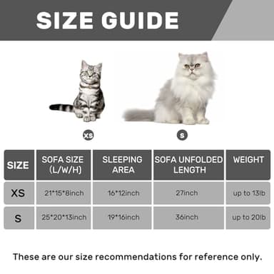 Hollypet Cat Bed Fluffy Plush Mutifuctional Double-Layer Soft Pet Couch Orthopedic Sofa Nest Beds for Small Cats and Dogs, Gray (25x20x13 inch) - Image 8