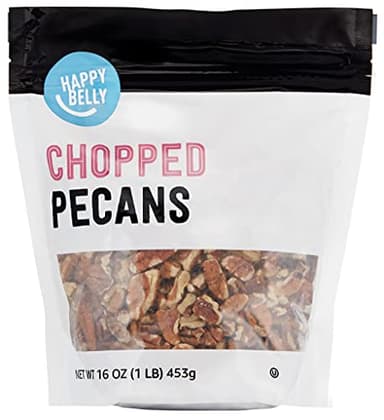 Amazon Brand - Happy Belly Chopped Pecans, 16 oz - Image 1