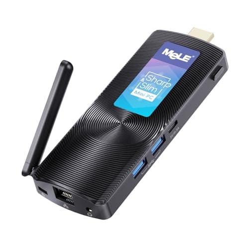 MeLE Fanless Mini PC Stick PCG02, N100 8GB 256GB Compute Stick, Micro Desktop Computer with Full Functional USB-C, 2.4/5G Wi-Fi, 4K Display on Business, Office, Industrial, IoT, Home - Image 1