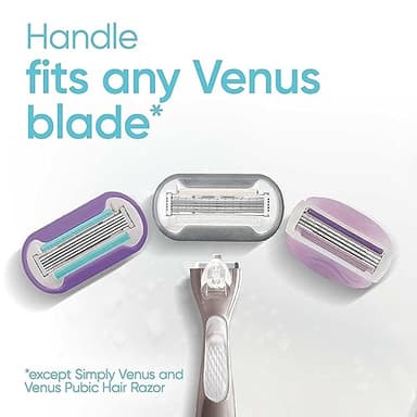 Gillette Venus Extra Smooth Charcoal Women's Razor Blade Refills, 6 Count - Image 4