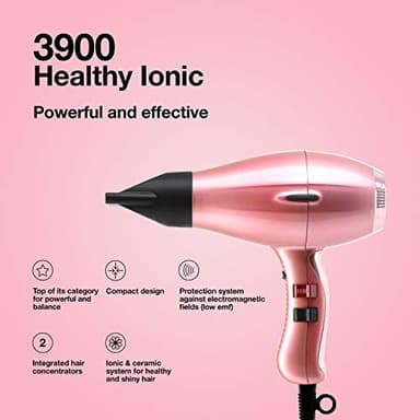 Elchim 3900 Healthy Ionic Hair Dryer, Venetian Rose Gold - Image 2
