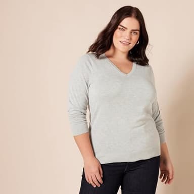 Amazon Essentials Women's Regular-Fit Lightweight Long-Sleeve V-Neck Sweater (Available in Plus Size - Image 7