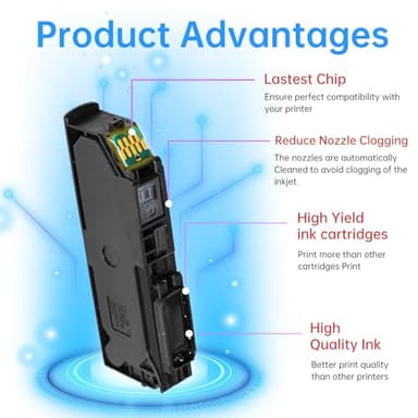 LEMERO 410XL Ink Cartridges 5 Pack Remanufactured Ink Cartridge Replacement for Epson 410 Ink Cartridges 410XL 410 XL T410XL to use with Expression XP-7100 XP-640 XP-830 XP-630 XP-530 XP-635 Printer - Image 5