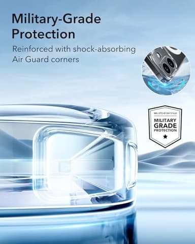 ESR for iPhone 16 Case, Compatible with MagSafe, Camera Protection, Shockproof Thin Cover, Resists Yellowing and Scratches, Magnetic Phone Case for iPhone 16, Zero Series, Clear - Image 6