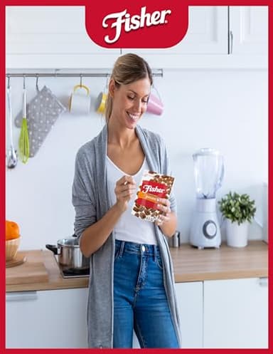 Fisher Snack Roasted Salted Pecans, 4.5 oz (Pack of 1), Mammoth Salted Pecans in Resealable Pouch, Perfect for Gifting or Personal Enjoyment, Crunchy, and Irresistibly Roasted - Image 6