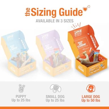 Nylabone Dog Gift Box, Includes 3 Strong Chew Toys and 1 Natural Treat, Gifts for Dogs, Large - Up to 50 lbs, 4 Pack - Image 4