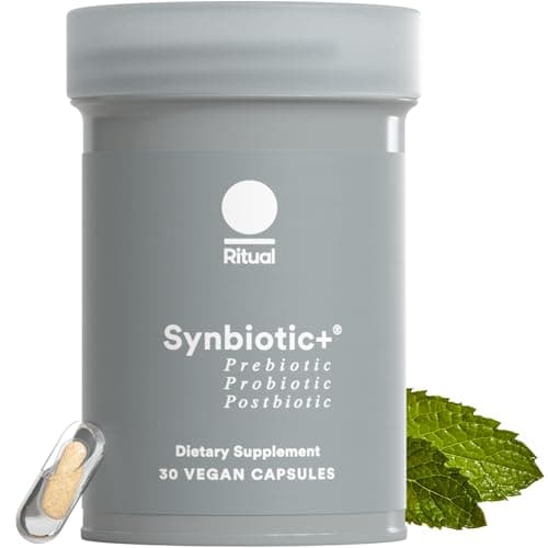 Ritual Synbiotic+ Probiotic, Prebiotic, Postbiotic, 3-in-1 Supplement for Gut Health and Digestive Support, Regularity, Bloat, Immune, Vegan Delayed-Released Daily Capsule, Women and Men, 30 Day - Image 1