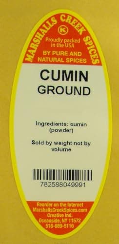 Marshalls Creek Spices Cumin Ground 16 ounce XL ECO Friendly Kraft Stand-up Pouch - Image 2