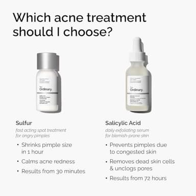 The Ordinary Sulfur 10% Powder-to-Cream Acne Spot Treatment Concentrate, Reduces Pimple Size and Zit Redness, 0.18 Oz - Image 8