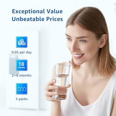 Filterlogic 5231JA2002A Refrigerator Water Filter, Replacement for LG® LT500P®, GEN11042FR-08, ADQ72910911, ADQ72910901, Kenmore 9890, 46-9890, LFX25974ST, LMX25964ST, LSC27925ST, 3 Pack - Image 9