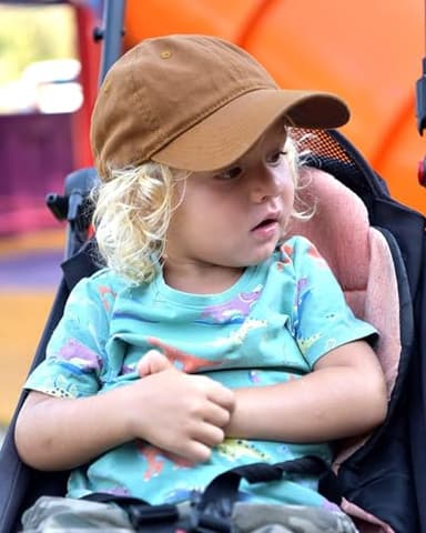 FURTALK Toddler Baseball Hat Kids Boys Girls Adjustable Washed Cotton Baseball Cap with Ponytail - Image 4