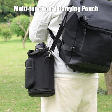 ABOTOCUP Gallon Water Bottle Insulated Keep Cold24H & Hot12H, Large 1 Water Bottle Gallon with Straw Lids&Paracord Handle, 128oz Water Bottle Double Wall Leak-proof BPA Free with Powder Coated - Image 6