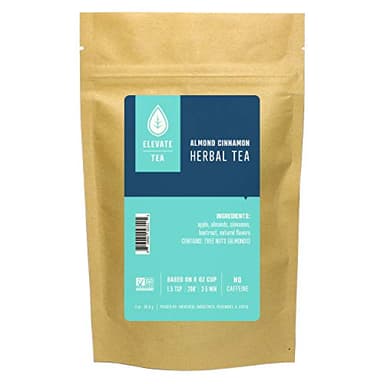 Elevate Tea Apple Cinnamon Tea - Loose Leaf Herbal Tea, Caffeine Free, 3 oz Pouch - 30 Cups, Hot & Iced Tea, No Artificials - Image 1