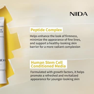 NIDA Revive Eye Cream For Face And Neck | Probiotic Solution, Retinal, Peptide | Wrinkles, Fine Lines, Cell Turnover, Firm Skin Texture, Radiant Skin, Moisture Retention | 1.35 fl. oz., 40ml - Image 5