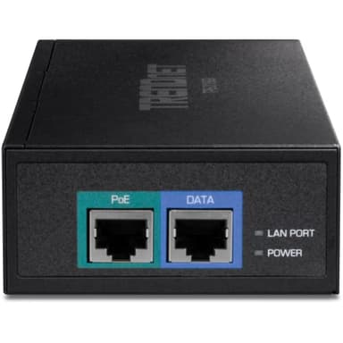 TRENDnet 10G PoE++ Injector, Supplies PoE (15.4W), PoE+ (30W), or PoE++ (90W), Converts a Non-PoE Port to A PoE ++ 10G Port, Metal Housing, Black, TPE-319GI - Image 5