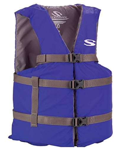 Stearns Adult Classic Series Life Vest, USCG Approved Type III Life Jacket with Standard & Oversized Fits, Great for Boating, Swimming, Watersports, & More - Image 1
