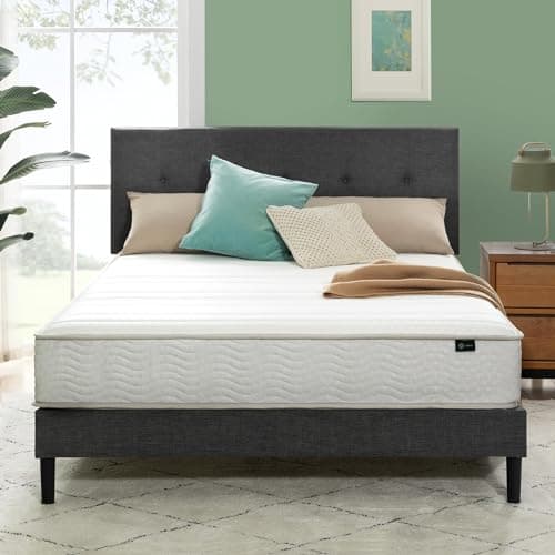 ZINUS 8 Inch Foam and Spring Hybrid Mattress [New Version], King, Fiberglass Free, Medium Firmness, Durable Support, Certified Safe Foams & Fabric, Mattress in A Box - Image 1