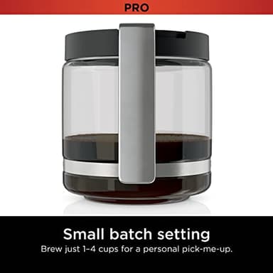 Ninja 14 Cup , Programmable Coffee Maker XL Pro with Permanent Filter, 2 Brew Styles Classic & Rich, 4 Programs Small Batch, Delay Brew, Freshness Timer & Keep Warm, Stainless Steel, DCM201 - Image 7