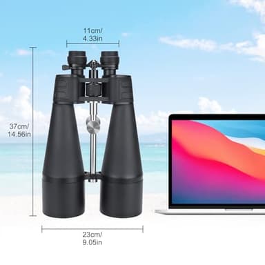 30-260X80 High Power Binoculars for Adults, Outdoor Long Range Binoculars for Birdwatching Hunting Stargazing Travel with Tripod Adapter and Carrying Case (Black, 30-260X80) - Image 7
