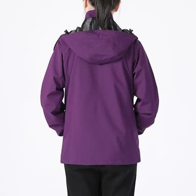 CorBuyit Women's Lightweight Rain Jacket with Hood, Waterproof Travel Jacket - Image 4
