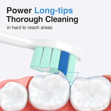 Replacement Toothbrush Heads for Philips Sonicare Replacement Heads, Electric Replacement Brush Head Compatible with Phillips Sonicare Electric Toothbrush, for Philips Sonic Care Brush,10 Pack - Image 7