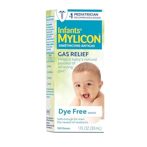 MYLICON Infants Gas Relief Drops for Infants and Babies, Dye Free Formula, 1 Fluid Ounce - Image 1