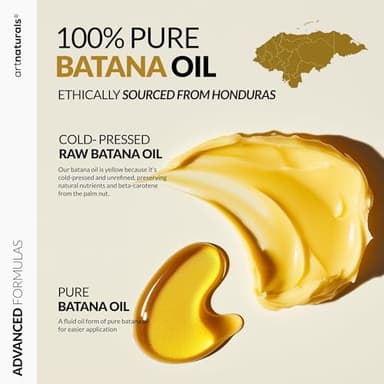 Batana Oil for Hair Growth – 4Pc Set: Raw Batana oil 4oz + 4.2oz Paste, Lash Wand & Brow Brush– Organic Dr. Sebi Inspired Products from Honduras –100% Unrefined Miracle for Scalp, Edges & Eyebrows - Image 4