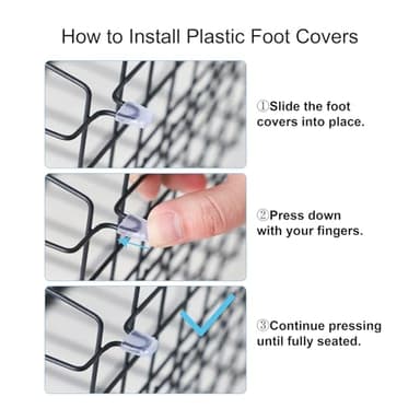 iSPECLE Freezer Organizer Bins - 3 Pack Adjustable Wider & Deeper Chest Freezer Organizer Bins for 5 to 9 Cu Ft, Extra Large & Easy Organize Basket Store More, Stackable No Wasted Space, Black - Image 6