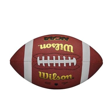 Wilson NCAA Composite Football - PeeWee Size, Brown - Image 4