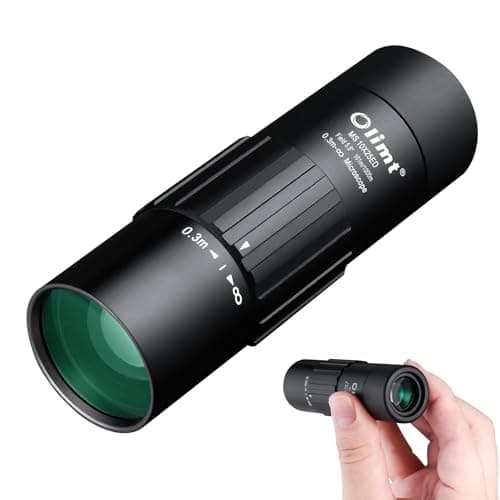 10x25 Monocular Telescope, Compact Mini Pocket Size Waterproof Fogproof for Bird Watching Hiking Camping, Black - Image 1