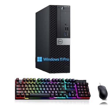 Dell Optiplex 7060 SFF Desktop Computer PC | Intel 8th Gen i5-8500 3.0GHz, 6Cores, 16GB DDR4 Ram 512GB SSD | USB WiFi + Bluetooth | Windows 11 Pro | Keyboard & Mouse(Renewed) - Image 1