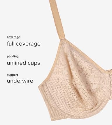 Wacoal Womens Visual Effects Minimizer Bra, Roebuck, 36H US - Image 6