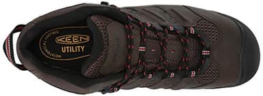 KEEN Utility Men's Lansing Mid Height Steel Toe Waterproof Work Boots, Cascade Brown/Brindle, 10.5 US - Image 5
